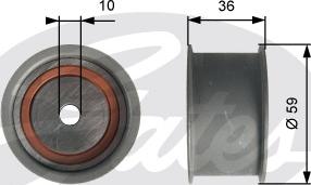 Gates T41227 - Styrrulle, kuggrem xdelar.se