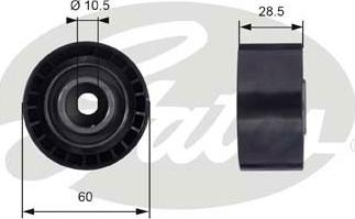 Gates T42036 - Styrrulle, kuggrem xdelar.se