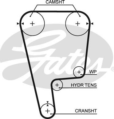 Gates T226 - Kuggrem xdelar.se