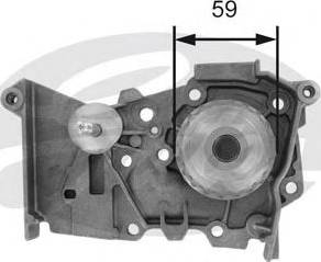 Gates Z80498 - Vattenpump xdelar.se