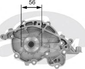 Gates Z80349 - Vattenpump xdelar.se