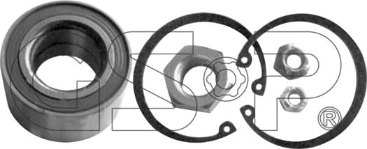 GSP GK0593 - Hjullagerssats xdelar.se