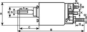 HC-Cargo 234388 - Solenoid, startmotor xdelar.se