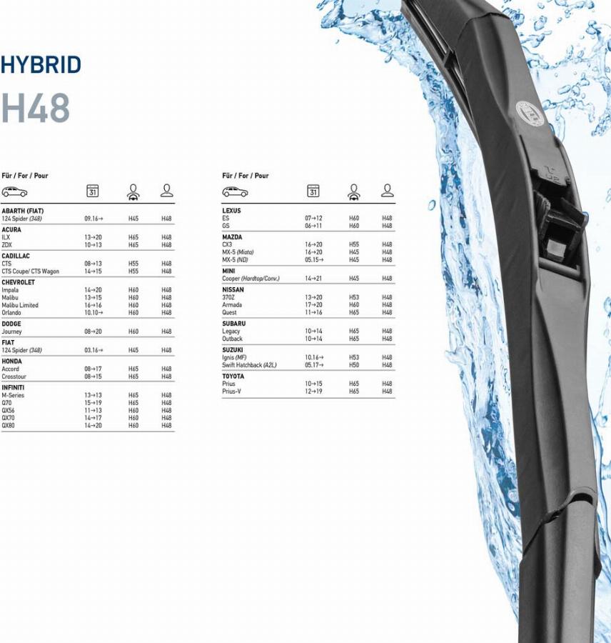 HELLA 9XW 204 584-191 - Torkarblad xdelar.se