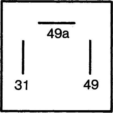 HELLA 4DB 003 750-711 - Blinkerenhet xdelar.se