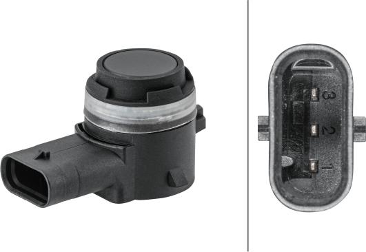 HELLA 6PX358 141-711 - Sensor, parkeringshjälp xdelar.se