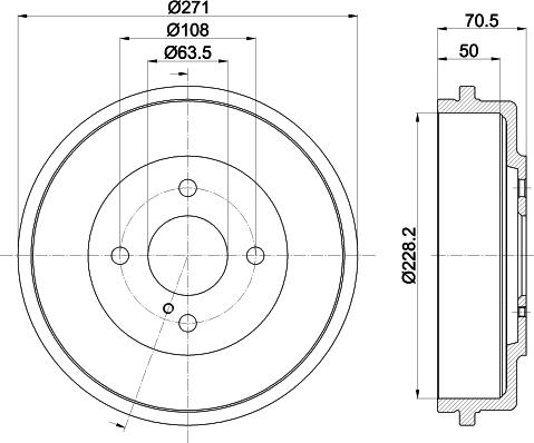 HELLA 8DT 355 303-191 - Bromstrumma xdelar.se