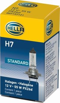 HELLA 8GH 178 555-011 - Glödlampa, fjärrstrålkastare xdelar.se