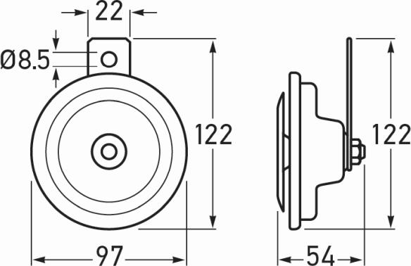 HELLA 3BA 002 768-382 - Ljudsignal xdelar.se