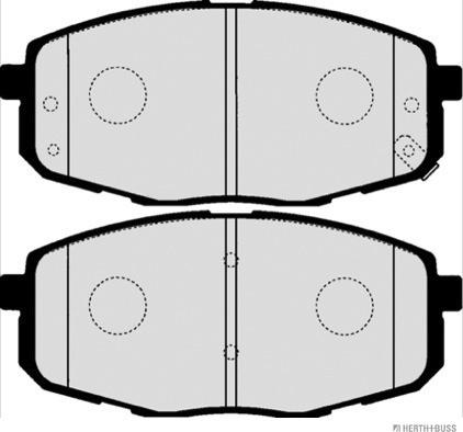 Valeo 302425 - Bromsbeläggssats, skivbroms xdelar.se