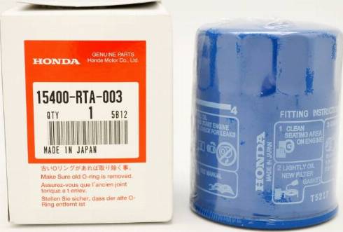 Honda 15400-RTA-003 - Oljefilter xdelar.se