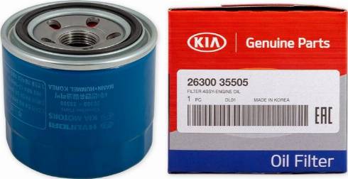 Hyundai S2630035505 - Oljefilter xdelar.se