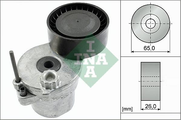 INA 534 0570 10 - Remsträckare, flerspårsrem xdelar.se