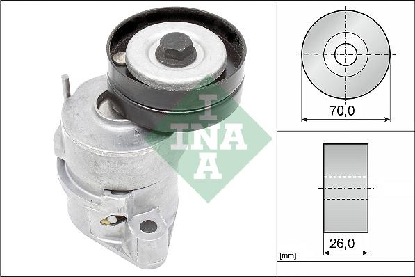 INA 534 0102 30 - Remsträckare, flerspårsrem xdelar.se