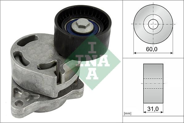 INA 534 0317 10 - Remsträckare, flerspårsrem xdelar.se