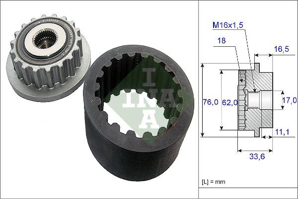 INA 535 0186 10 - Flexibel kopplingsmuff-sats xdelar.se