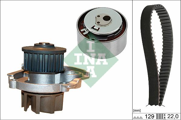 INA 530 0462 30 - Vattenpump + kuggremssats xdelar.se