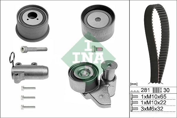 INA 530 0480 10 - Tand / styrremssats xdelar.se