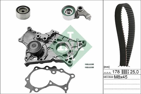 INA 530 0422 30 - Vattenpump + kuggremssats xdelar.se