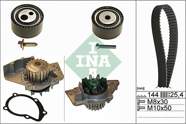 INA 530 0474 30 - Vattenpump + kuggremssats xdelar.se