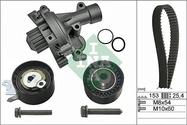 INA 530 0471 30 - Vattenpump + kuggremssats xdelar.se