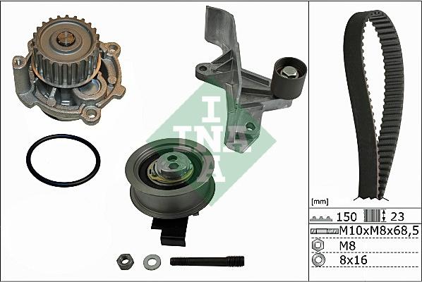 INA 530 0546 31 - Vattenpump + kuggremssats xdelar.se