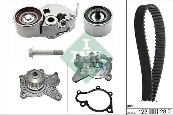 INA 530 0542 30 - Vattenpump + kuggremssats xdelar.se