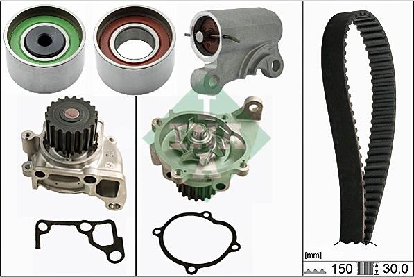 INA 530 0519 30 - Vattenpump + kuggremssats xdelar.se