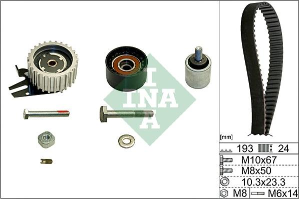 INA 530 0619 10 - Tand / styrremssats xdelar.se