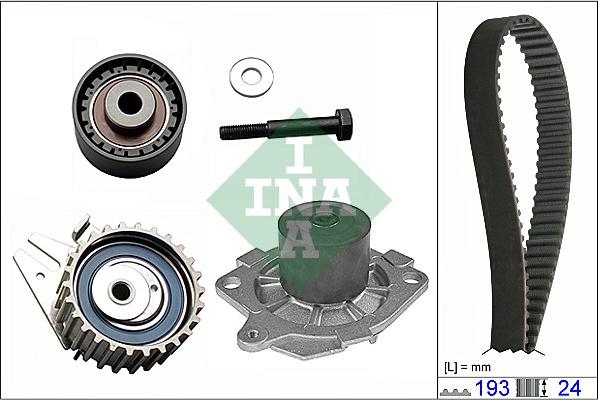 INA 530 0623 30 - Vattenpump + kuggremssats xdelar.se