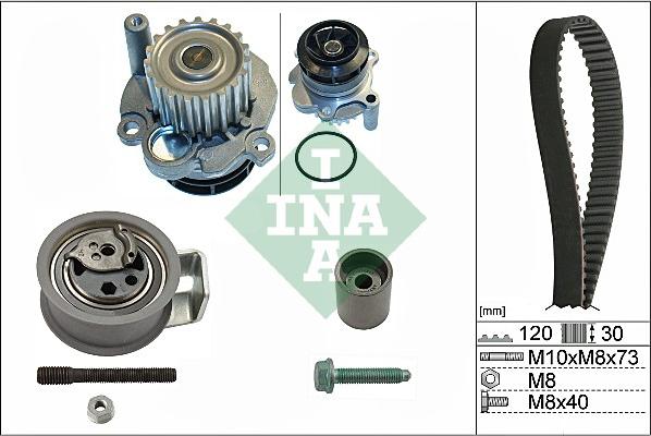 INA 530 0091 31 - Vattenpump + kuggremssats xdelar.se