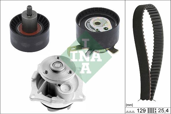 INA 530 0066 30 - Vattenpump + kuggremssats xdelar.se