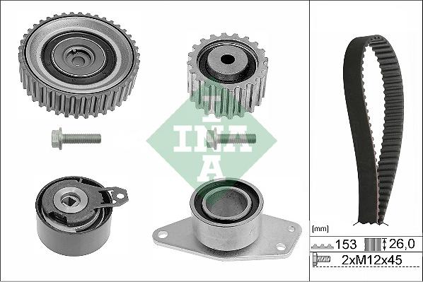 INA 530 0194 10 - Tand / styrremssats xdelar.se