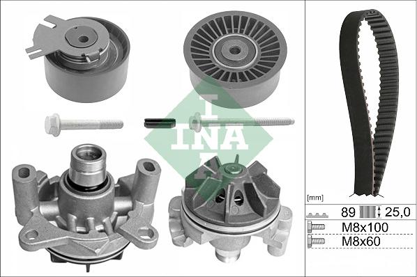 INA 530019830 - Vattenpump + kuggremssats xdelar.se