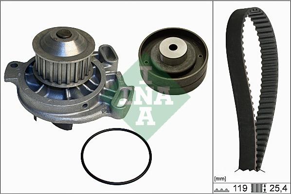 INA 530 0152 30 - Vattenpump + kuggremssats xdelar.se