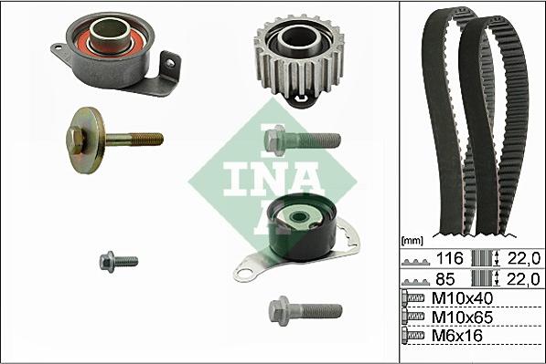 INA 530 0104 10 - Tand / styrremssats xdelar.se