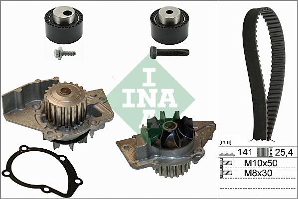 INA 530 0111 30 - Vattenpump + kuggremssats xdelar.se