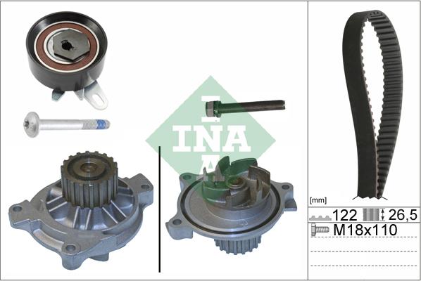 INA 530 0175 31 - Vattenpump + kuggremssats xdelar.se