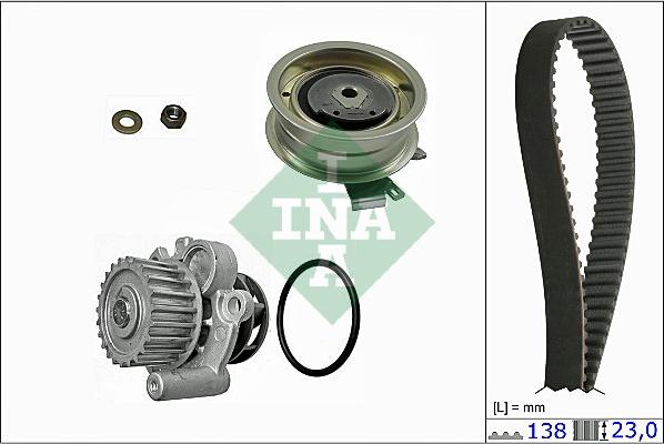 INA 530 0171 30 - Vattenpump + kuggremssats xdelar.se