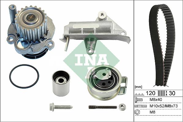 INA 530 0177 30 - Vattenpump + kuggremssats xdelar.se