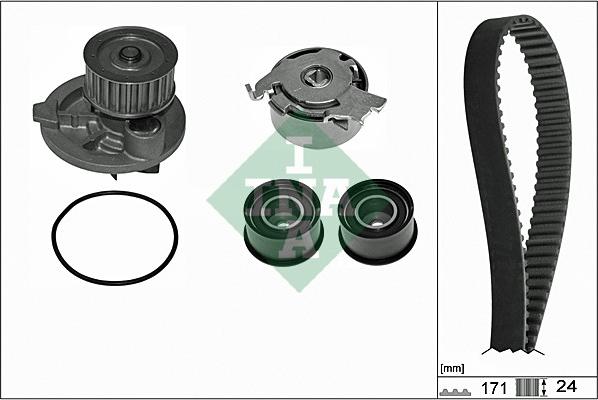 INA 530 0358 31 - Vattenpump + kuggremssats xdelar.se