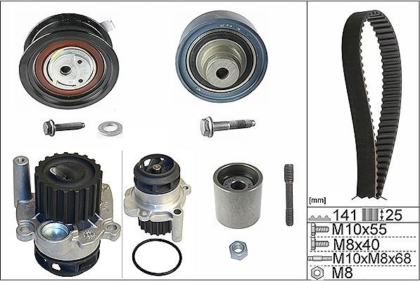 INA 530 0361 32 - Vattenpump + kuggremssats xdelar.se