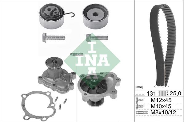 INA 530033830 - Vattenpump + kuggremssats xdelar.se