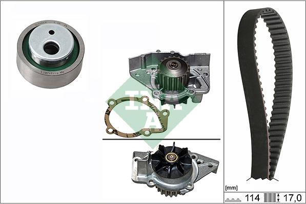 INA 530 0258 31 - Vattenpump + kuggremssats xdelar.se