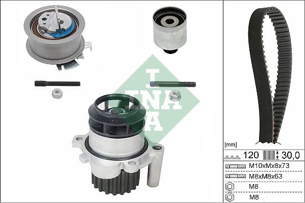 INA 530 0201 30 - Vattenpump + kuggremssats xdelar.se