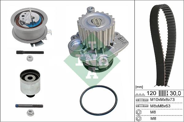 INA 530 0201 33 - Vattenpump + kuggremssats xdelar.se