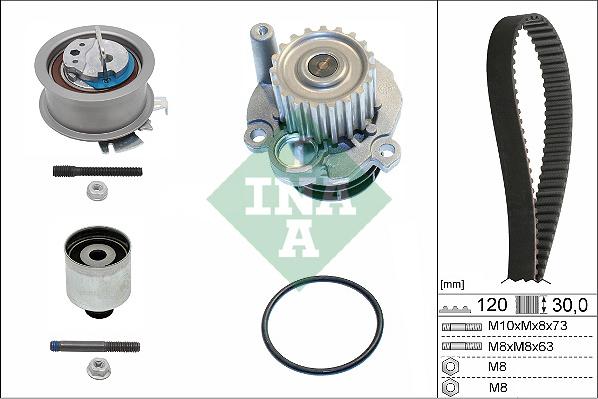 INA 530 0201 32 - Vattenpump + kuggremssats xdelar.se