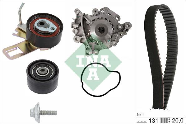 INA 530 0760 30 - Vattenpump + kuggremssats xdelar.se