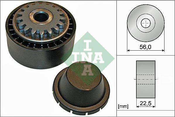 INA 531 0854 10 - Styrrulle, flerspårsrem xdelar.se