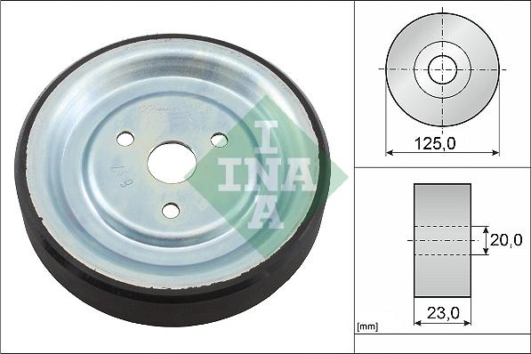 INA 532 0912 10 - Remskiva, vattenpump xdelar.se